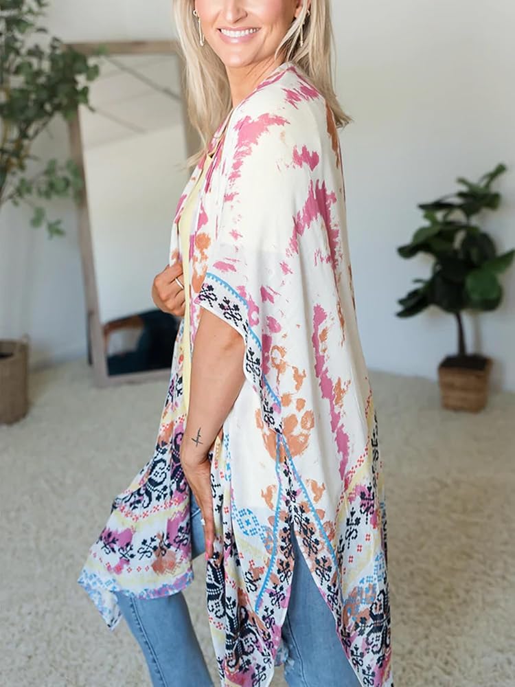 Moss Rose Women Summer Bikini Kimono Bathing Suit Cover Ups for Swimwear