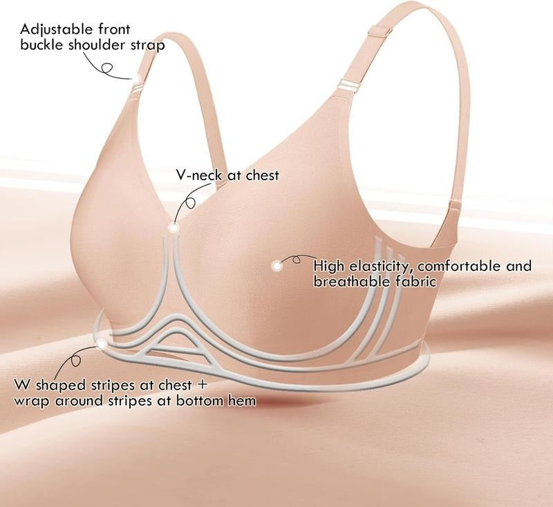 Seamless Womenswear Bra with Soft Support