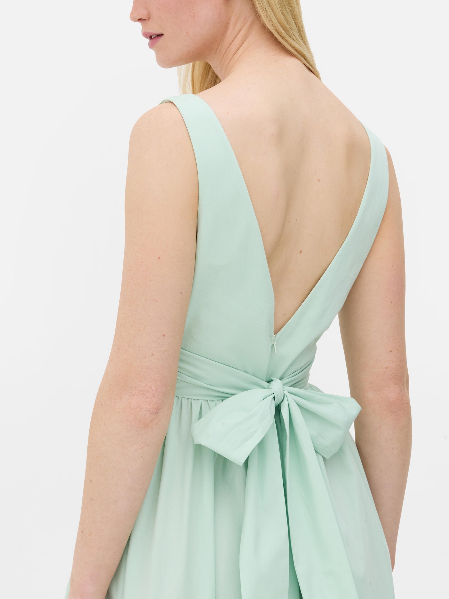 Sleeveless Corset Midi Dress