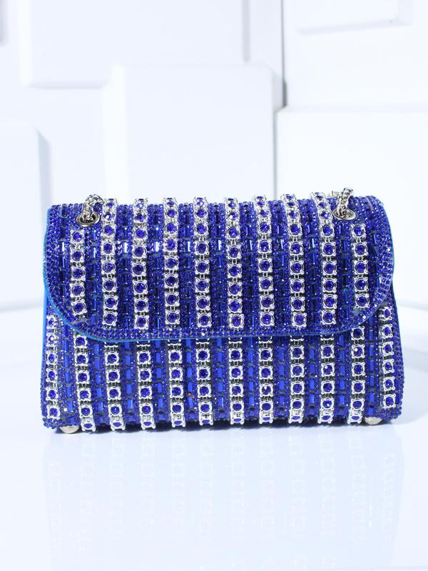 Glamorous Rhinestone Decorated Evening Bag