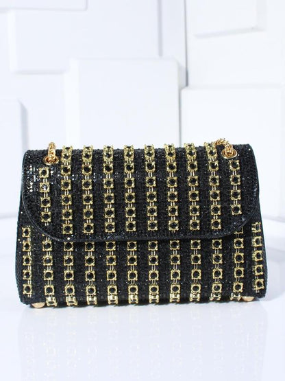 Glamorous Rhinestone Decorated Evening Bag