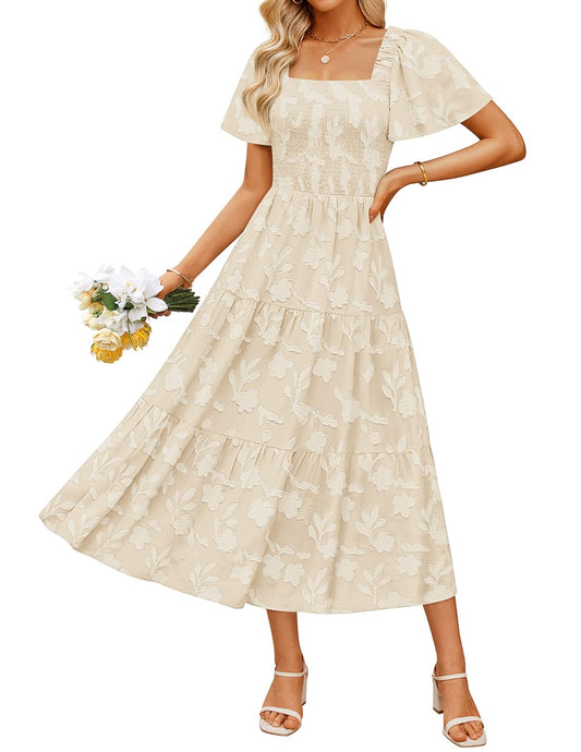 Boho Floral Midi Dresses