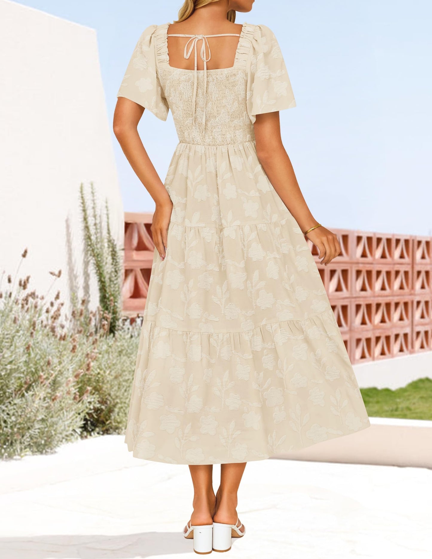 Boho Floral Midi Dresses