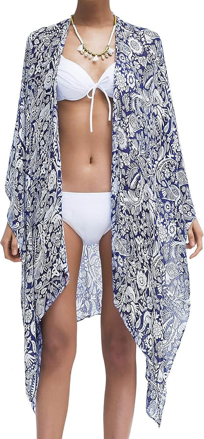 Moss Rose Women Summer Bikini Kimono Bathing Suit Cover Ups for Swimwear